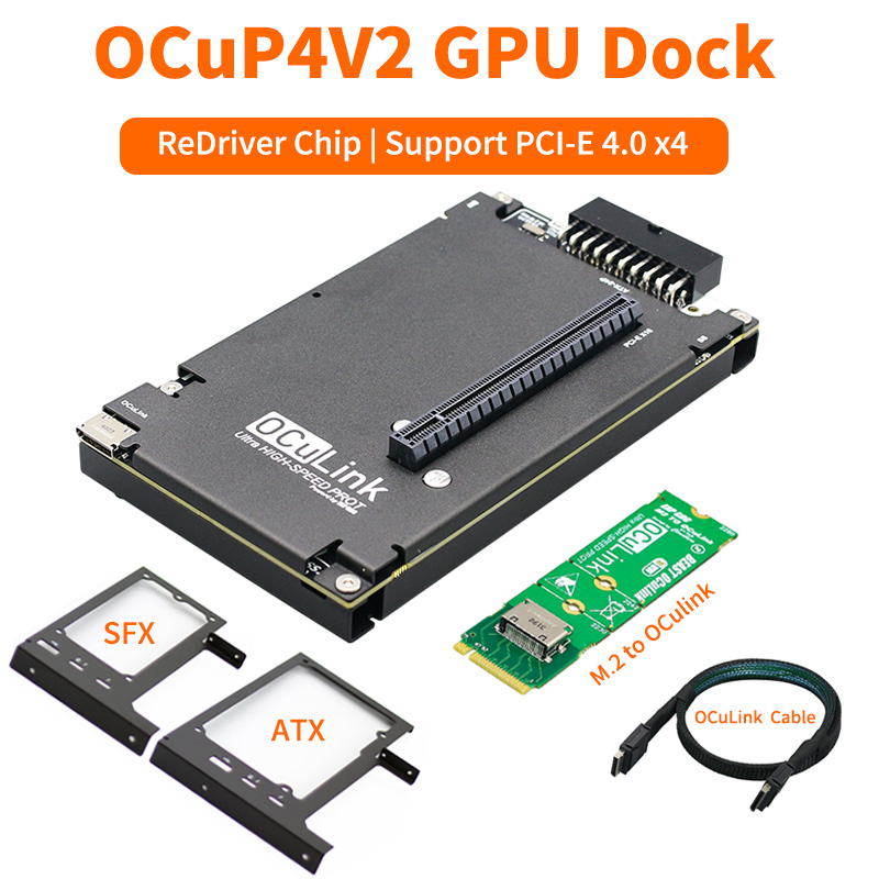 OCuP4V2 OCuLink GPU Dock ReDri - Oculink Egpu Mini Pc recensie en prijs