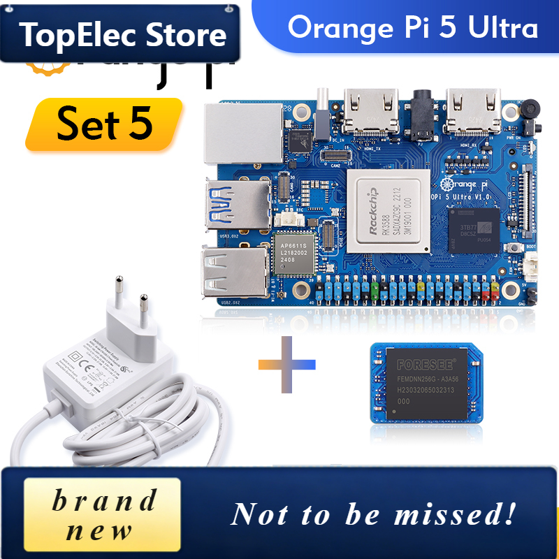TopElec Orange Pi 5 Ultra + Vo - Rockchip Rk3588 Development Board recensie en prijs